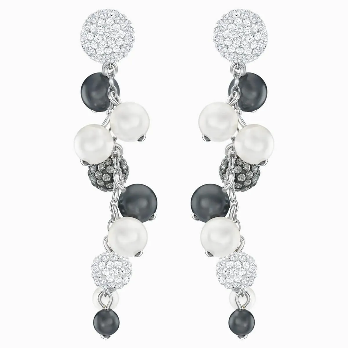 Swarovski Jewelry Swarovski Women's Pierced Earrings - Lady Jane Rhodium Plated | 5368697