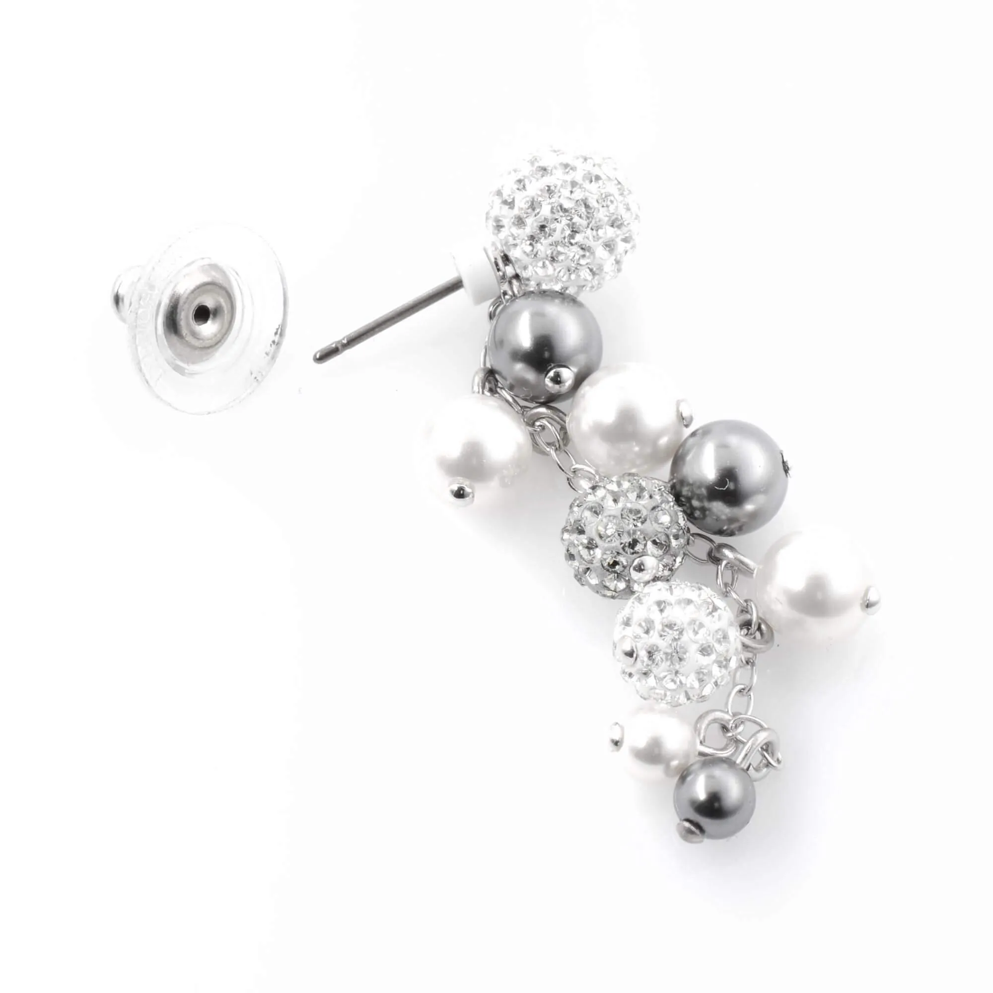 Swarovski Jewelry Swarovski Women's Pierced Earrings - Lady Jane Rhodium Plated | 5368697