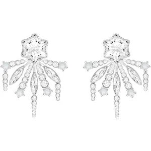 Swarovski Jewelry Swarovski Women's Pierced Earrings - Merry Flowers and Leaves Crystals | 5423691