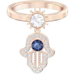 Swarovski Jewelry Swarovski Women's Ring - Duo Evil Symbolic Motif Rose Gold Plated, Size 6 | 5515441