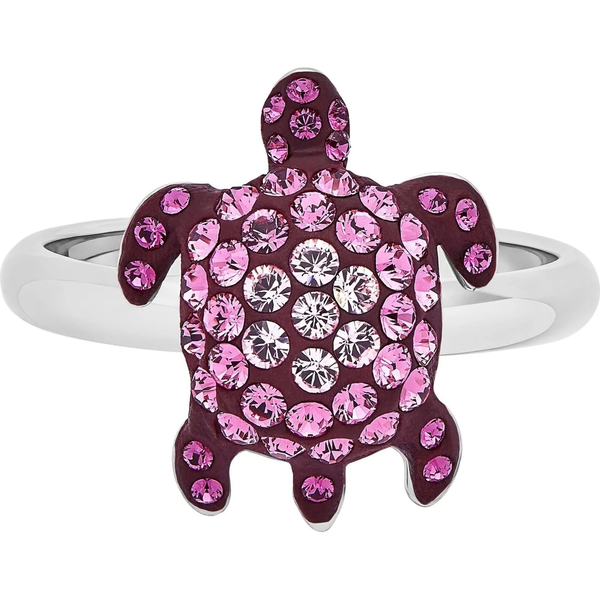 Swarovski Jewelry Swarovski Women's Ring - Mustique Sea Life Pink Crystals Turtle, Size 5.75 | 5525675