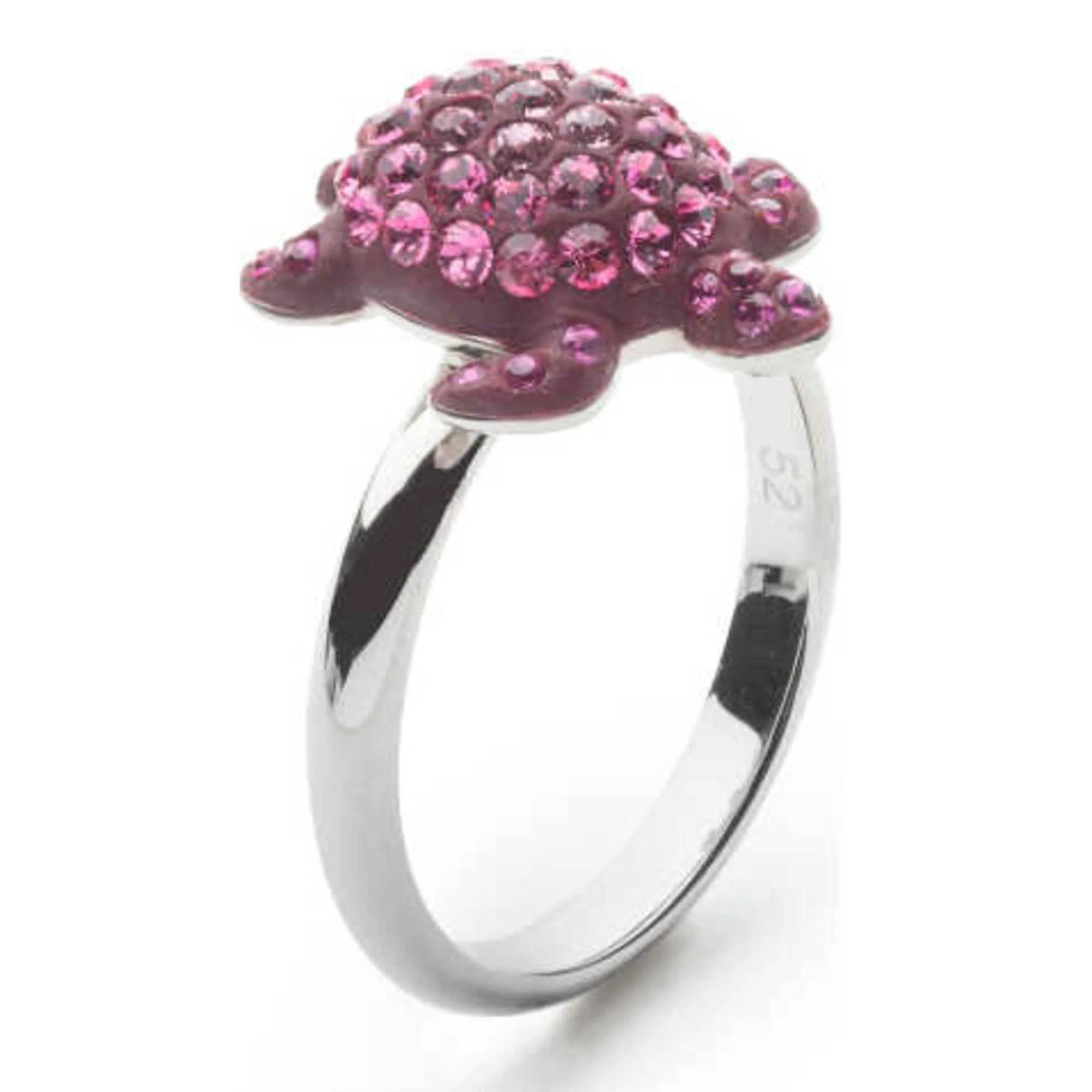 Swarovski Jewelry Swarovski Women's Ring - Mustique Sea Life Pink Crystals Turtle, Size 5.75 | 5525675