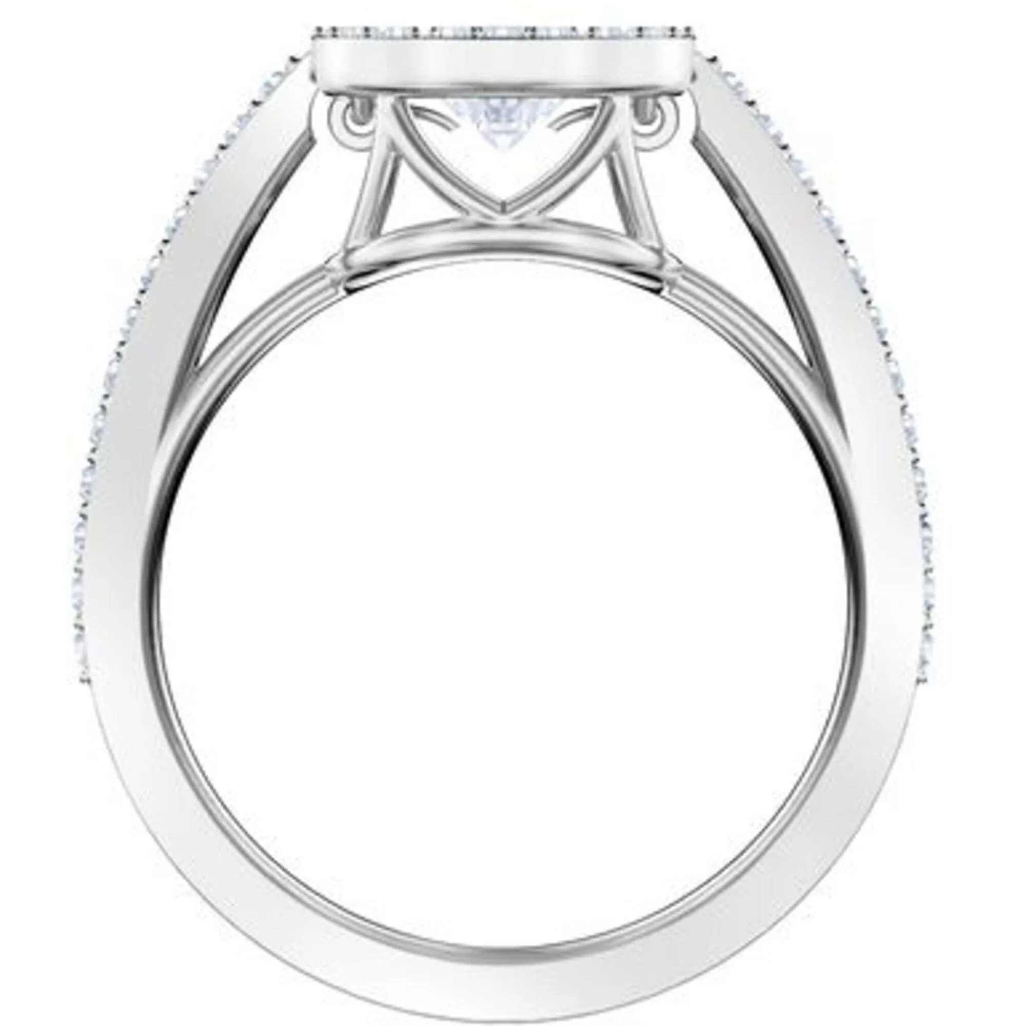 Swarovski Jewelry Swarovski Women's Ring - Sparkling Dance Rhodium Plated White Crystal Pave | 5465280