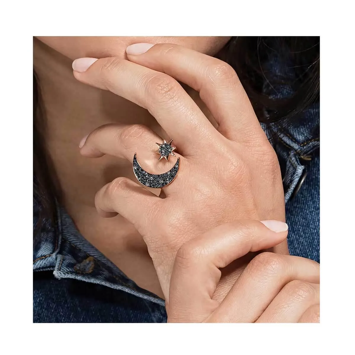 Swarovski Jewelry Swarovski Women's Ring - Swarovski Symbolic Multicolor Crystals, Size 58 | 5513220