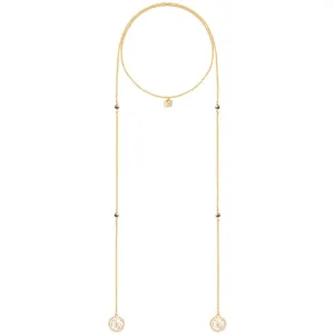 Swarovski Jewelry Swarovski Women's Scarf Necklace - Except Gold Plated Crystal | 5290594