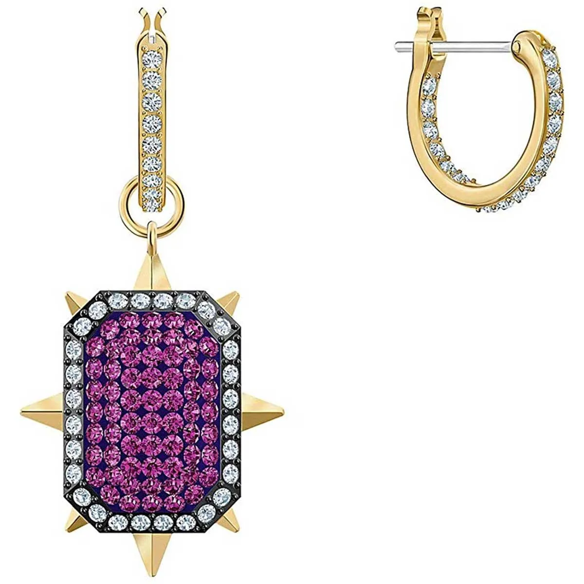 Swarovski Jewelry Swarovski Women's Stud Earrings - Tarot Magic Gold Tone Purple | 5490915