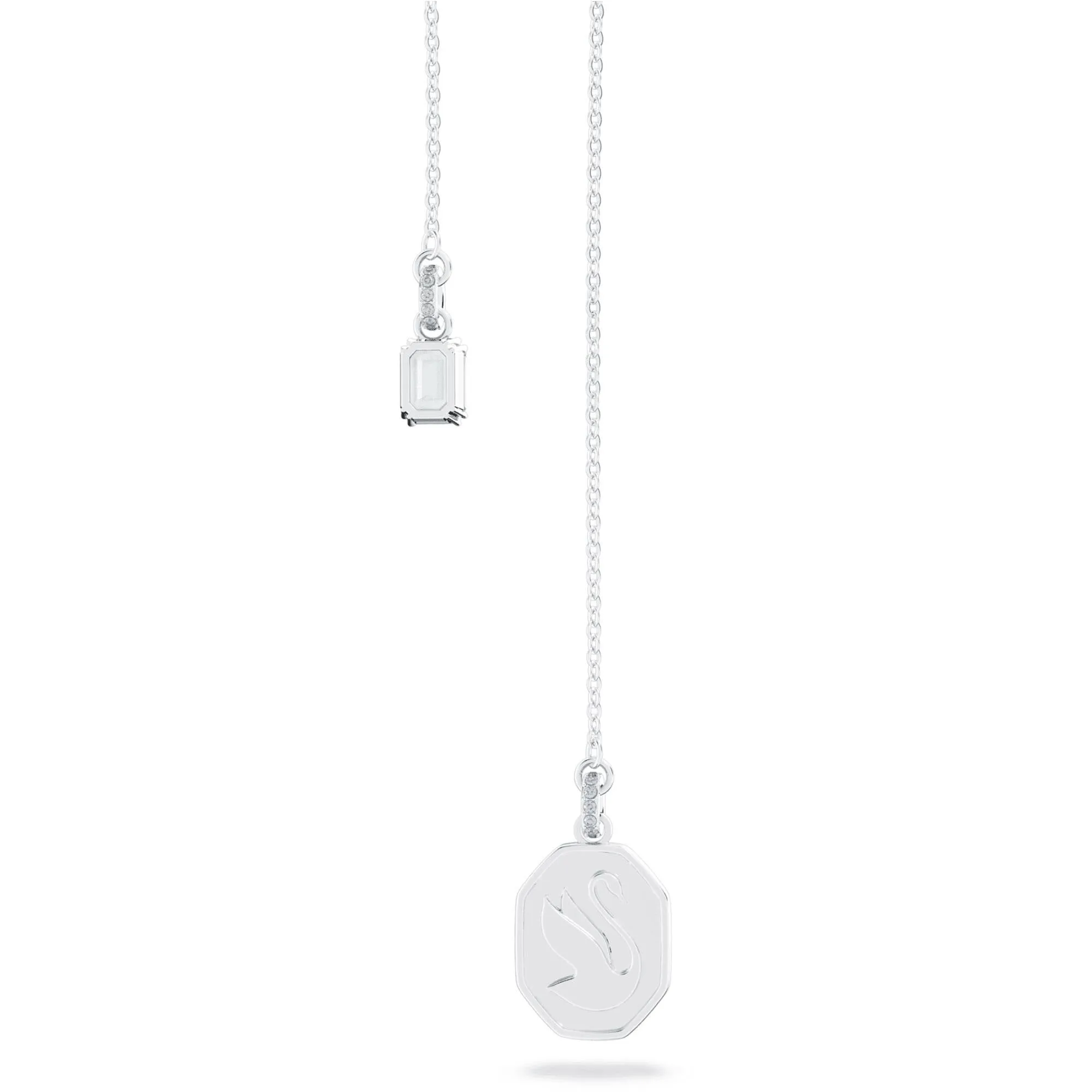Swarovski Jewelry Swarovski Women's Y Necklace - Signum Swan Rhodium Plated Blue Crystal | 5628544