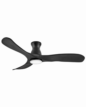 Swell Flush Illuminated 56" LED Smart Fan Matte Black compact medium fans for desks and counters