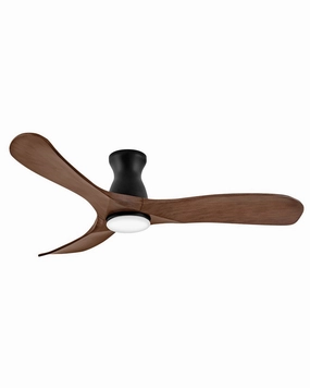 Swell Flush Illuminated 56" LED Smart Fan Matte Black compact medium fans for desks and counters