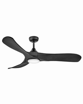 Swell Illuminated 56" LED Smart Fan Matte Black compact medium fans for desks and counters