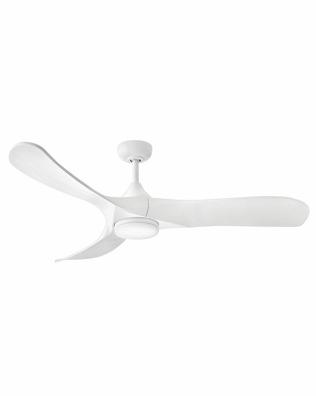 Swell Illuminated 56" LED Smart Fan Matte White versatile medium fans for any space