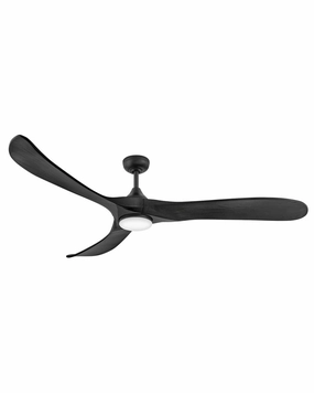 Swell Illuminated 72" LED Smart Fan Matte Black versatile medium fans for any space