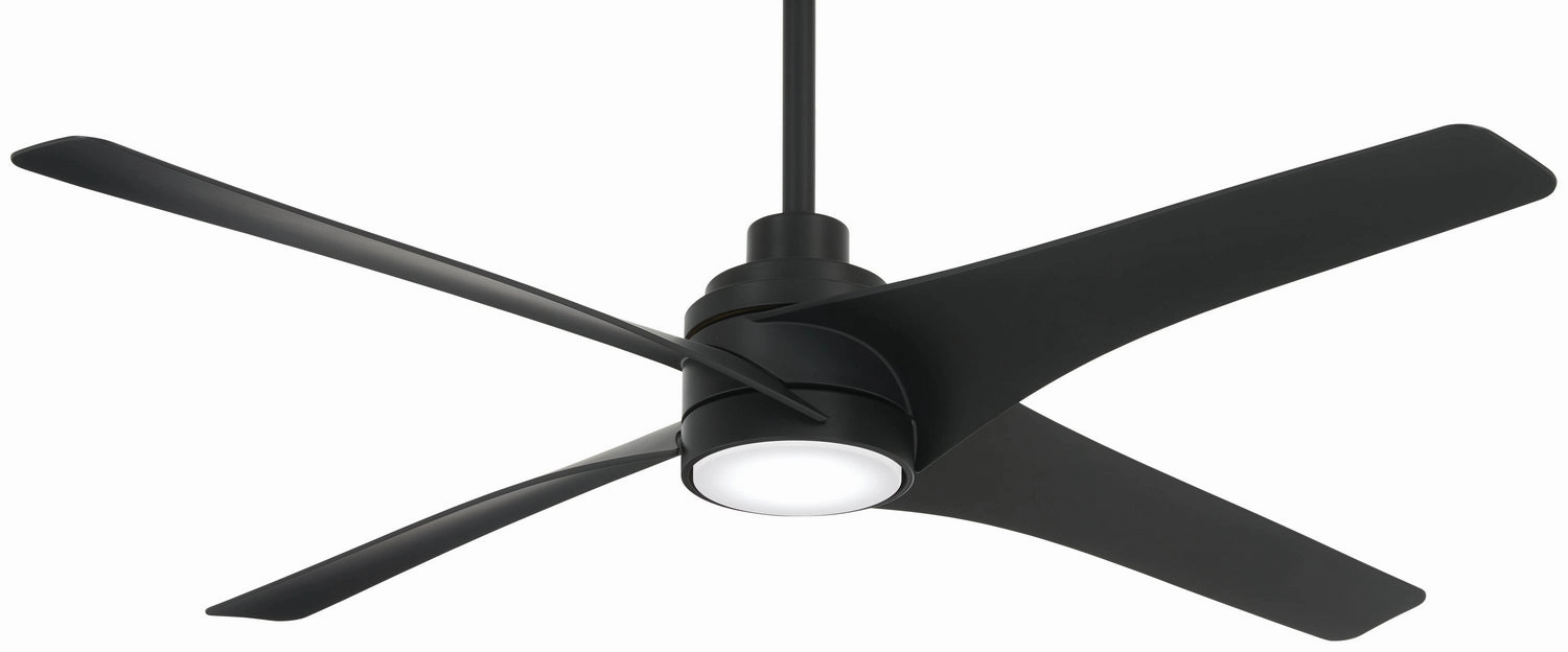 Swept 56"Ceiling Fan Coal quiet medium fans for living room use