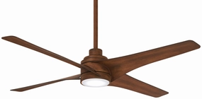 Swept 56"Ceiling Fan Distressed Koa oscillating medium fans with strong airflow