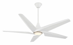 Switch 60"Ceiling Fan Flat White versatile medium fans for any space