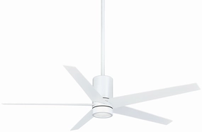Symbio 56" Ceiling Fan in Flat White Modern ceiling fan for home cooling
