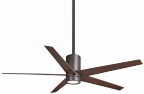 Symbio 56"Ceiling Fan Oil Rubbed Bronze quiet medium fans for living room use