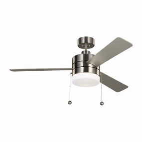 Syrus 52" Ceiling Fan Brushed Steel home cooling fans in medium size
