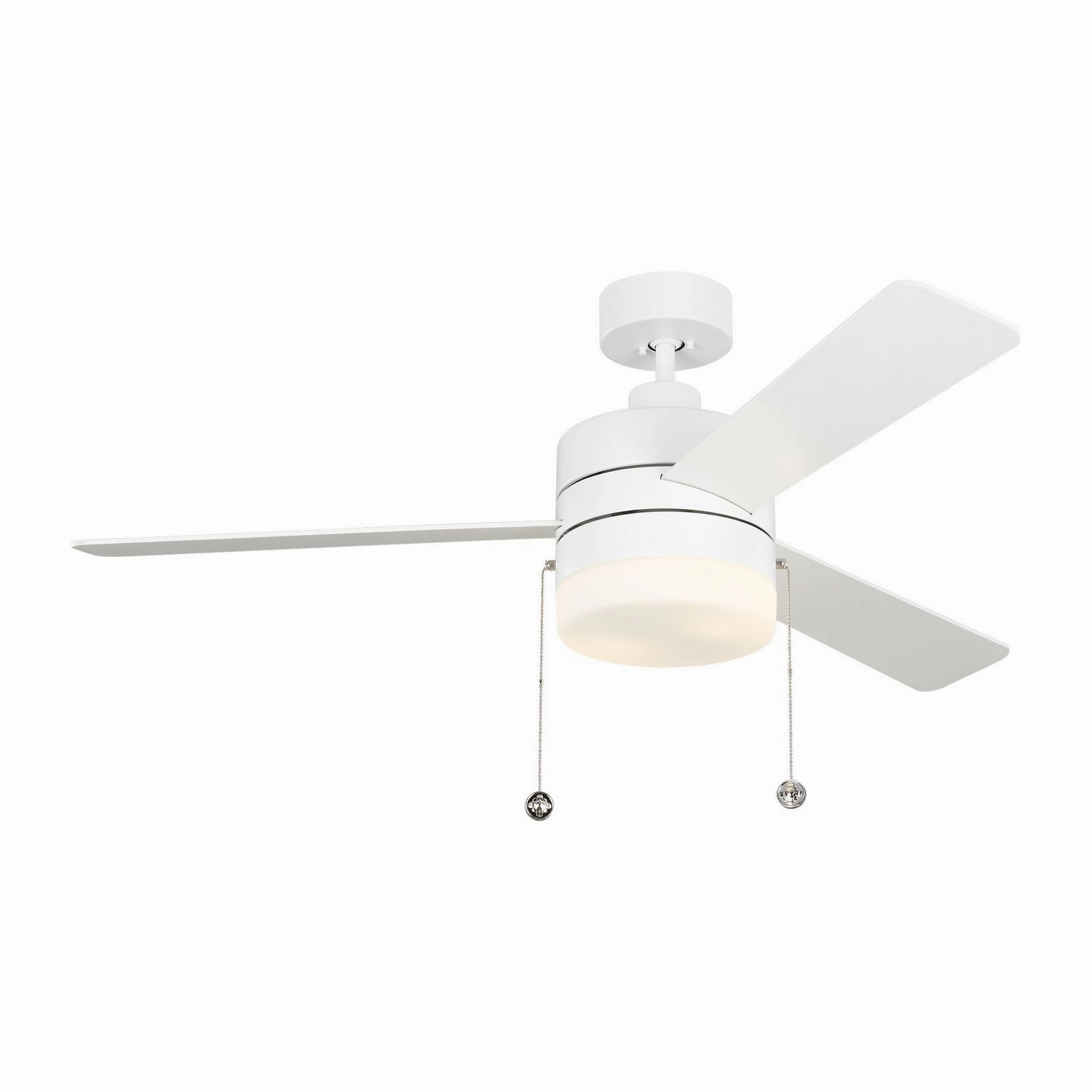 Syrus 52" Ceiling Fan Matte White affordable medium fans for summer