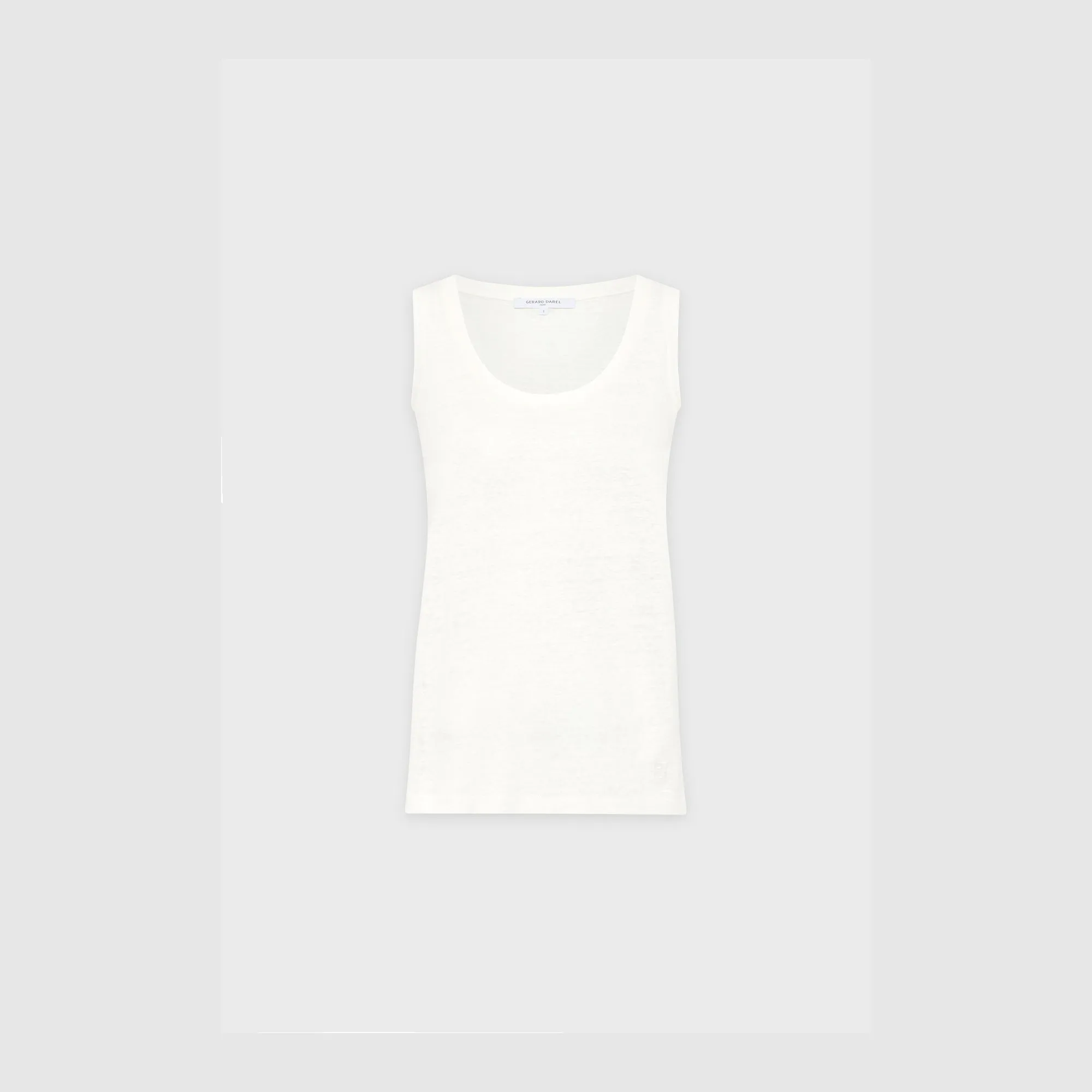 T-shirt Gaia Dbt27b250 Ecru Clothing_Gerard-Darel