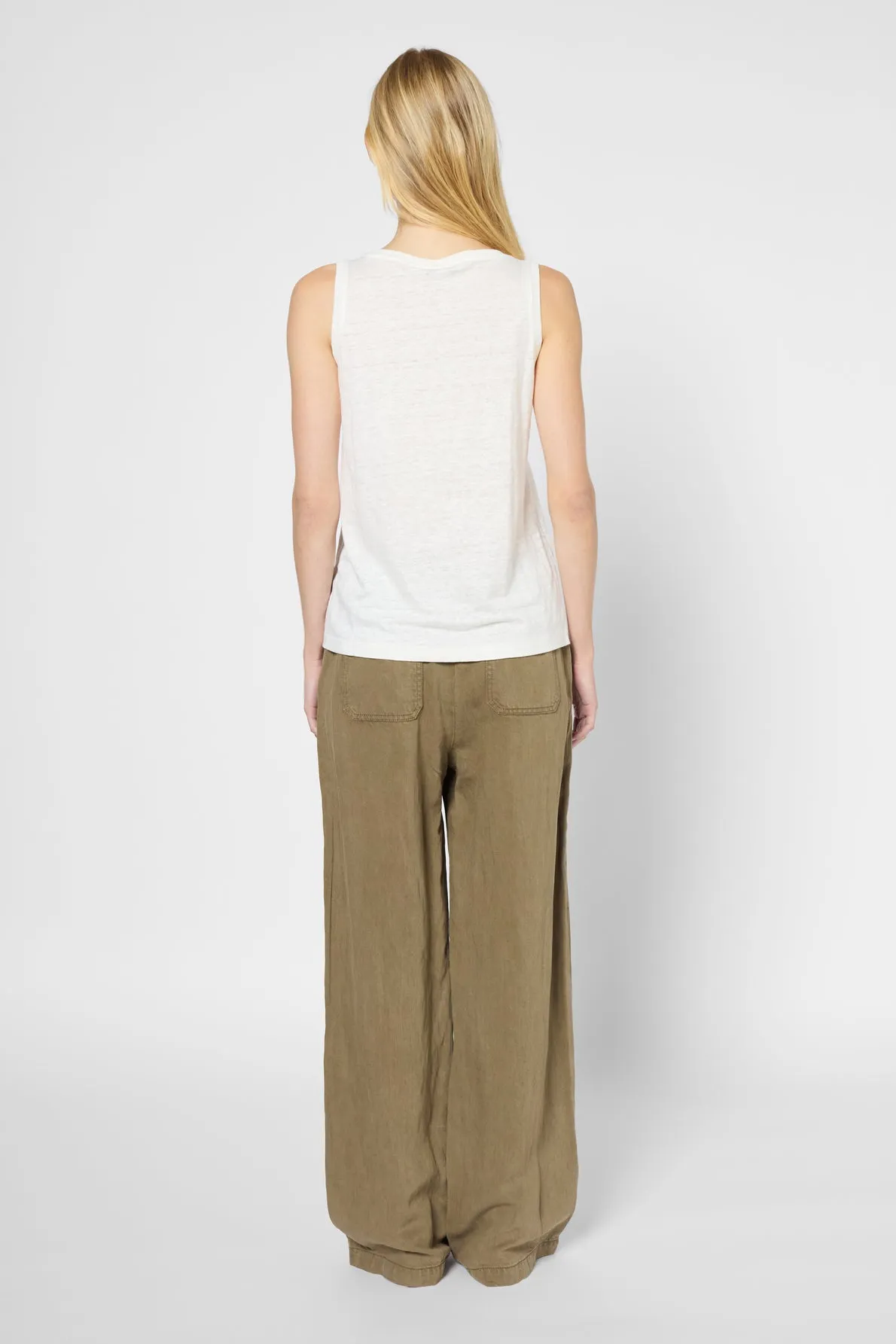 T-shirt Gaia Dbt27b250 Ecru Clothing_Gerard-Darel