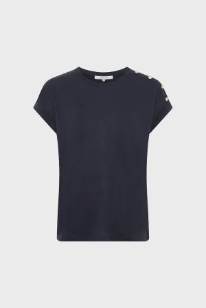 T-shirt Gigi Dbt29b250 Navy Clothing_Gerard-Darel