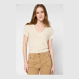 T-shirt Gilberte Dbt43b250 Natural Clothing_Gerard-Darel