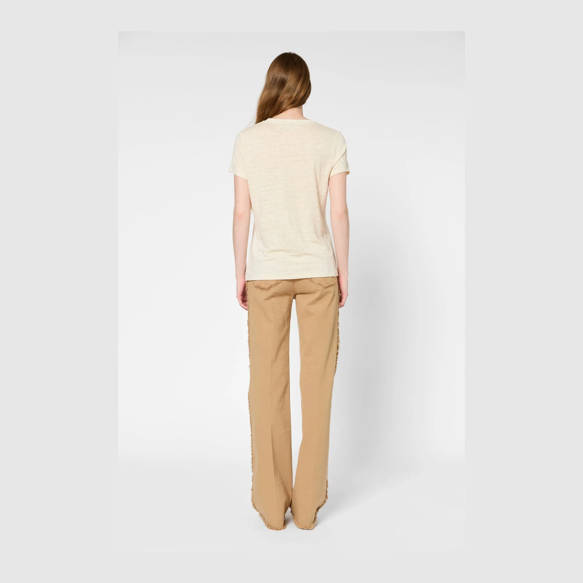 T-shirt Gilberte Dbt43b250 Natural Clothing_Gerard-Darel