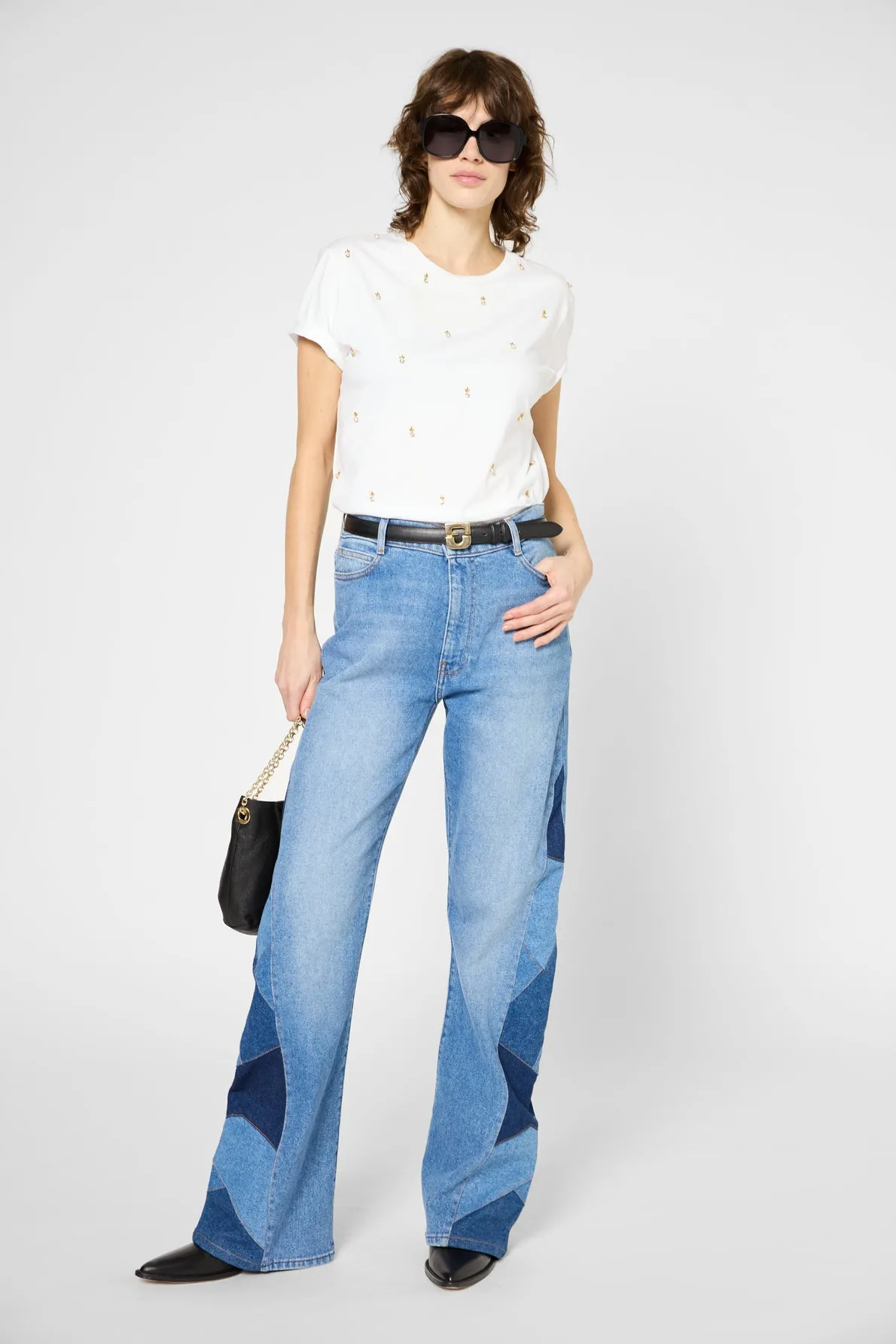 T-shirt Gracia Dbt63b258 White Clothing_Gerard-Darel