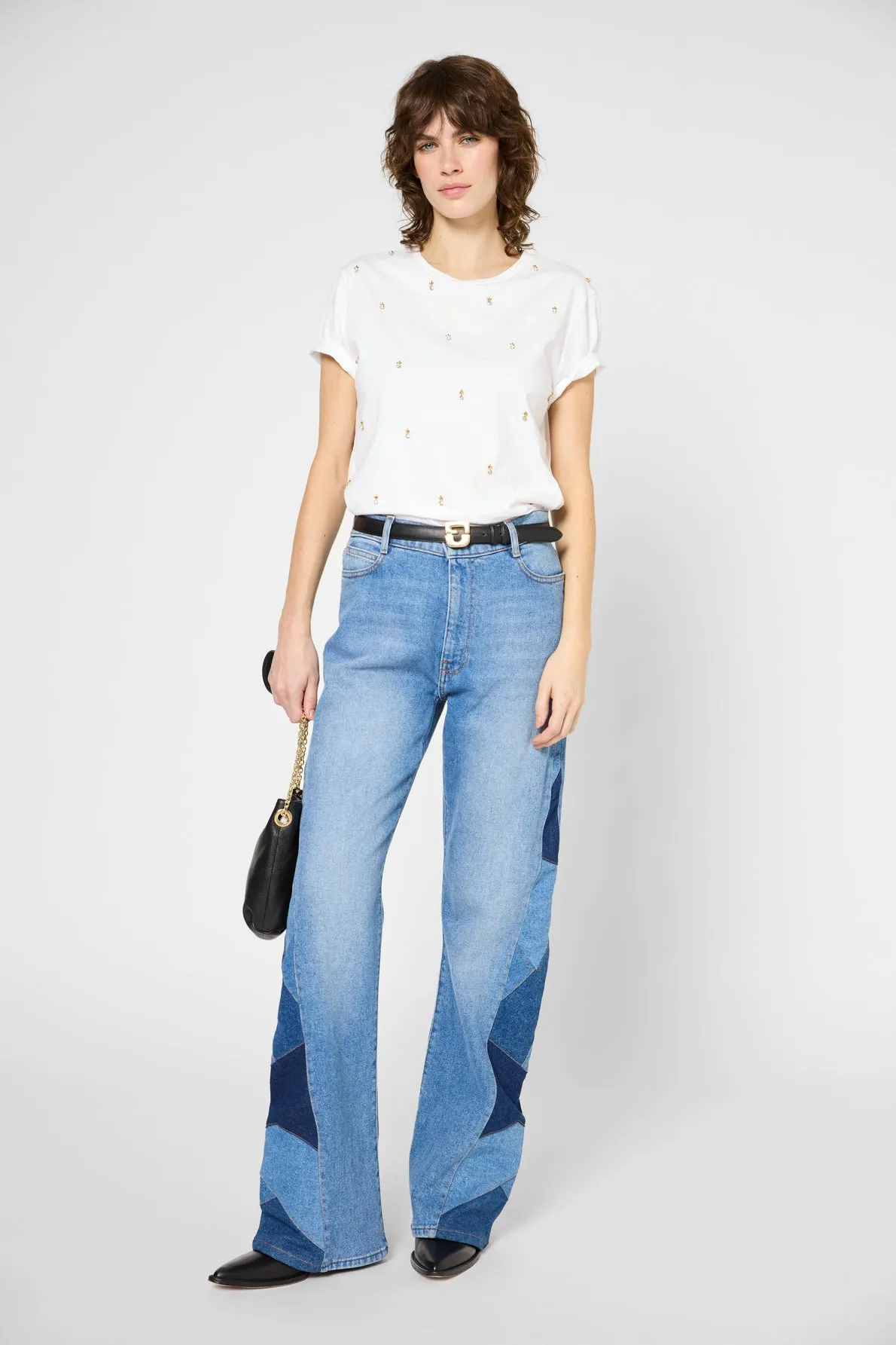 T-shirt Gracia Dbt63b258 White Clothing_Gerard-Darel