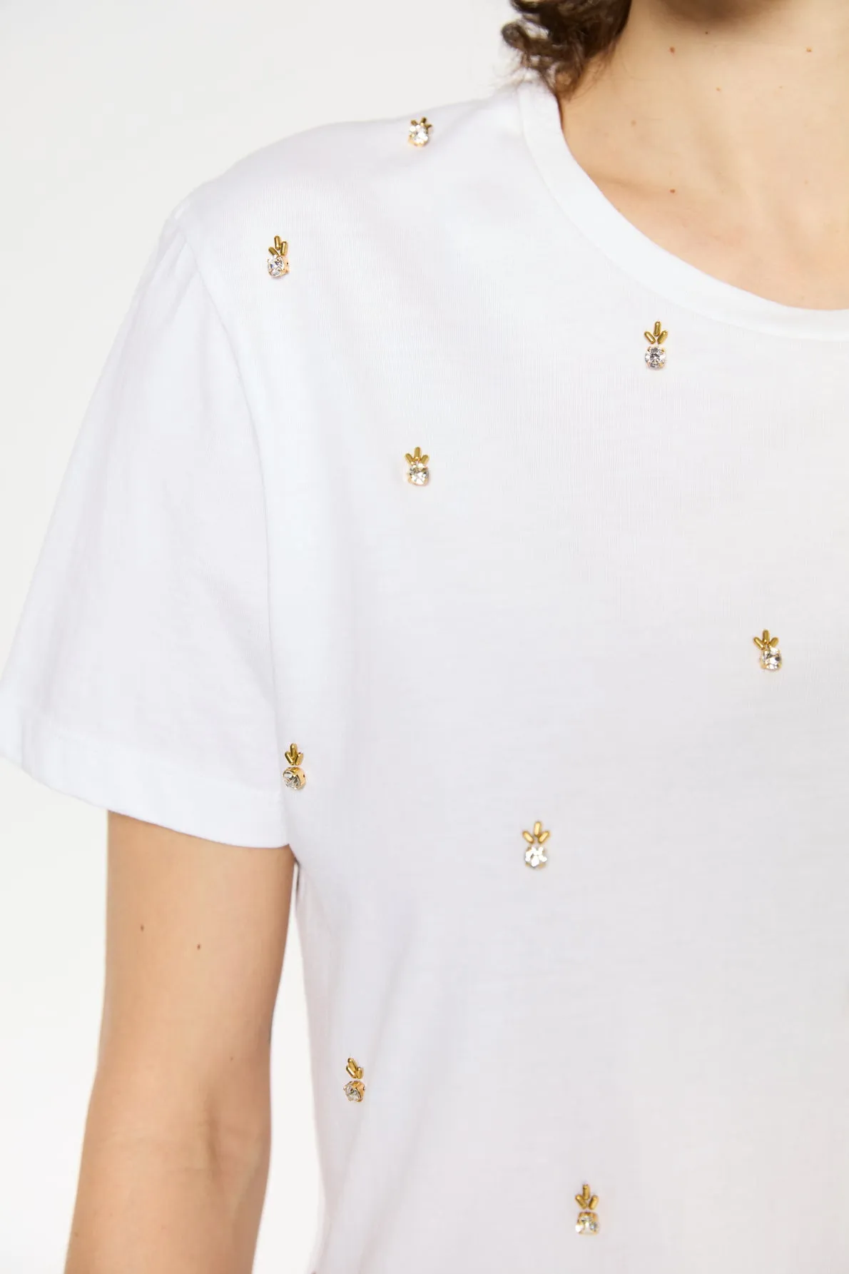 T-shirt Gracia Dbt63b258 White Clothing_Gerard-Darel
