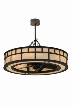 T"  Mission"  45" Chandel-Air decorative fandeliers with lights