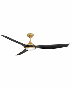 Talan 64"Ceiling Fan Heritage Brass oscillating medium fans with strong airflow