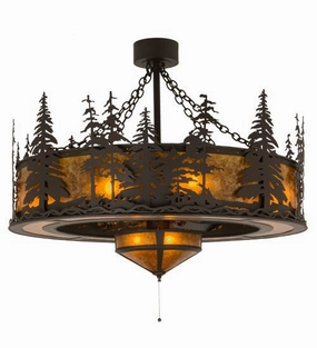 Tall Pines 11 Light Chandel-Air decorative fandeliers with lights