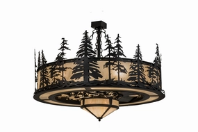 Tall Pines 11 Light Chandel-Air decorative fandeliers with lights