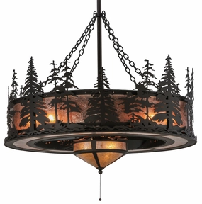 Tall Pines 11 Light Chandel-Air decorative fandeliers with lights