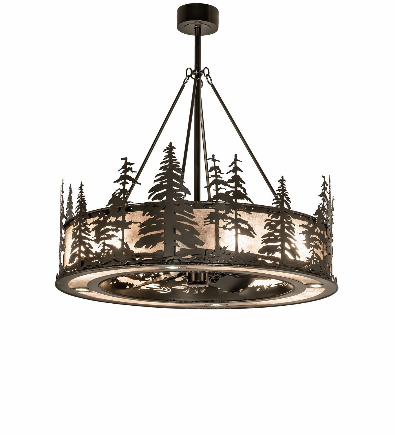 Tall Pines 12 Light Chandel-Air small electric fans for personal cooling