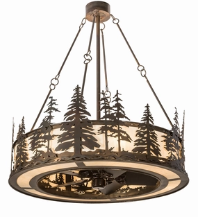 Tall Pines 16 Light Chandel-Air medium size fans for home ventilation
