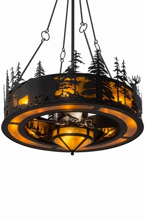 Tall Pines 16 Light Chandel-Air decorative fandeliers with lights