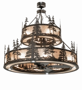 Tall Pines 16 Light Chandel-Air decorative fandeliers with lights