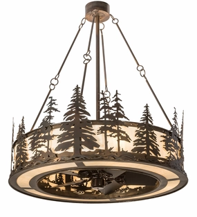 Tall Pines 16 Light Chandel-Air decorative fandeliers with lights