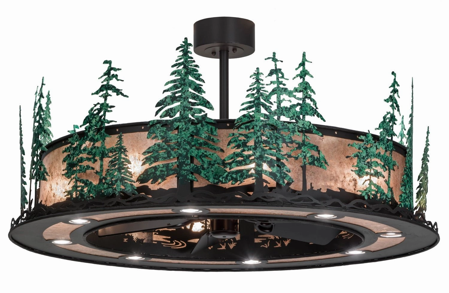 Tall Pines 20 Light Chandel-Air decorative fandeliers with lights