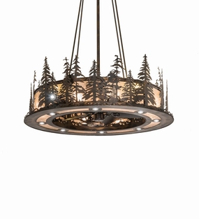 Tall Pines 20 Light Chandel-Air decorative fandeliers with lights