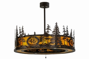 Tall Pines 20 Light Chandel-Air decorative fandeliers with lights