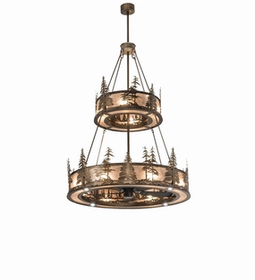 Tall Pines 20 Light Chandel-Air large electric fans for spacious rooms