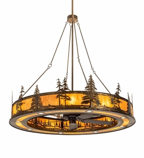 Tall Pines 24 Light Chandel-Air large electric fans for spacious rooms