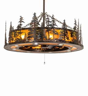 Tall Pines 24 Light Chandel-Air decorative fandeliers with lights