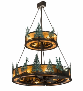Tall Pines 27 Light Chandel-Air decorative fandeliers with lights