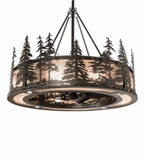 Tall Pines 28 Light Chandel-Air decorative fandeliers with lights