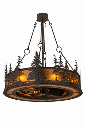 Tall Pines Eight Light Chandel-Air modern medium fans for everyday cooling